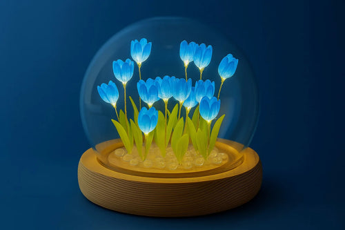 DIY Flower Dome LED Night Lamp Decorative Table Light Kit